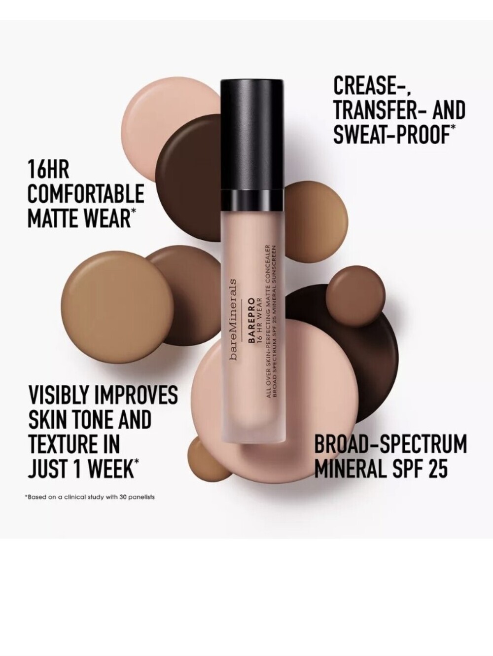 CLEARANCE! bareMinerals BarePro Concealer: Fair Cool 150, 7.5ml (Full Size) NIB - Picture 5 of 11